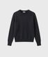 울 100% 라운드넥 니트 스웨터_블랙