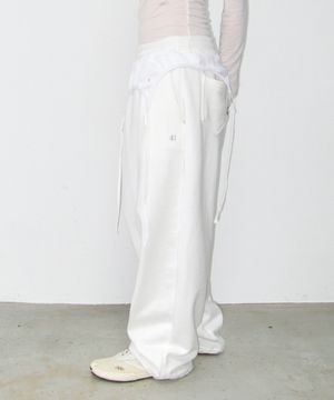 Layered Sweatpants / Ivory