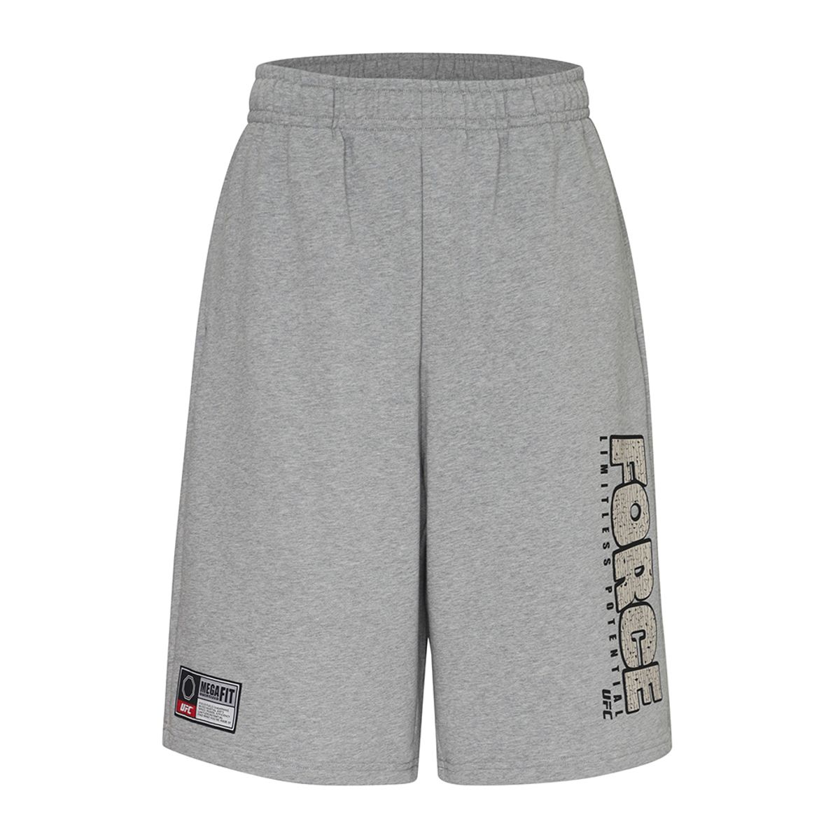 유에프씨 스포츠(UFC SPORT) UFC 포스 메가핏 버뮤다 쇼츠 멜란지 그레이 U2SPW2302MG