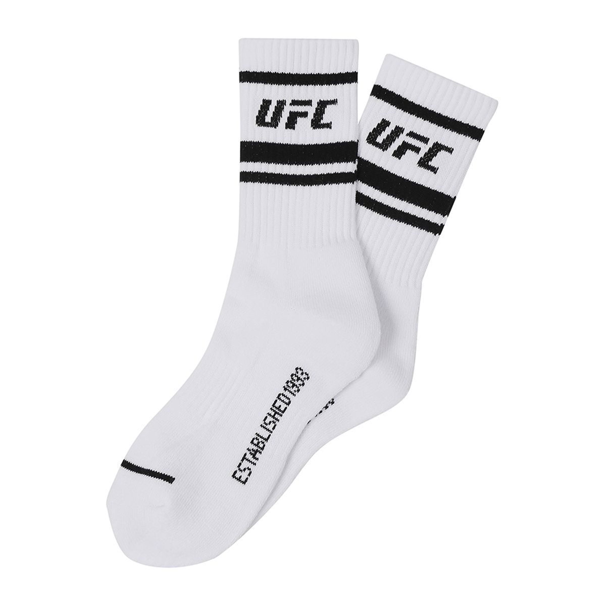 유에프씨 스포츠(UFC SPORT) UFC 라인 크루 삭스 (2PACK) 화이트 U2SCW2301WH