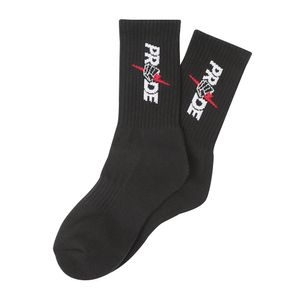 UFC 프라이드 크루 삭스 (2PACK) 블랙 U2SCW2304BK