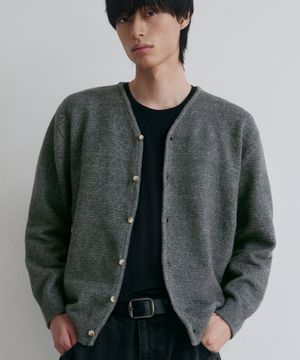 세이지 베이직 가디건 [그레이]