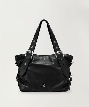 비비 버클 숄더백_블랙