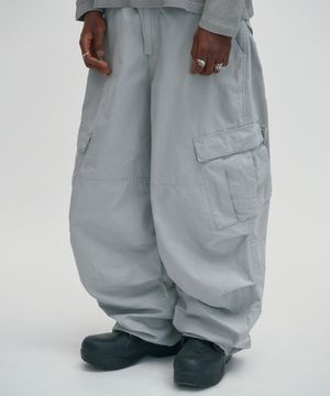 WASHED CARGO PANTS [GRAY]