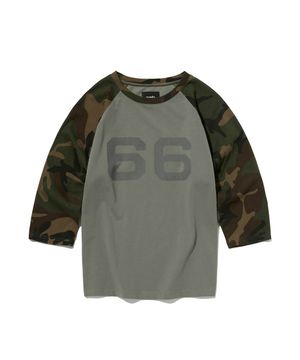 66 RAGLAN 4/3 SLEEVE [CAMO]