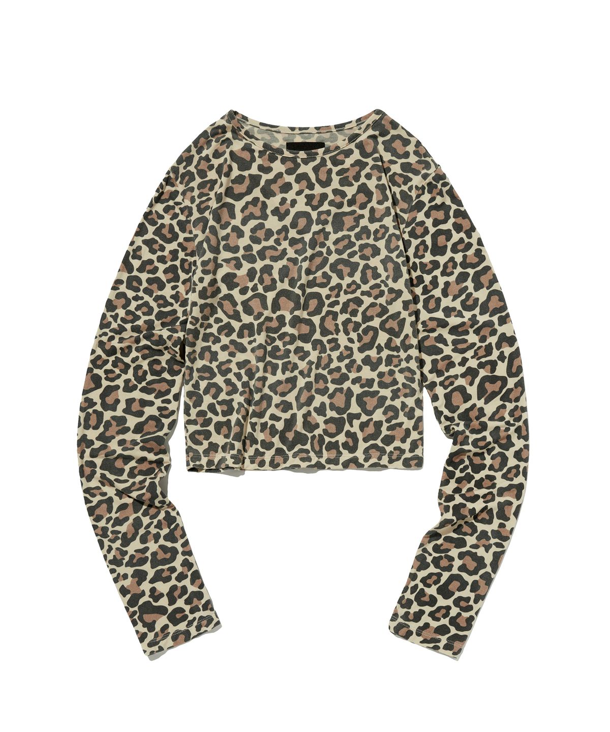 스웨이드(SUADE) PATTERN SLIM LONG SLEEVE [LEOPARD]