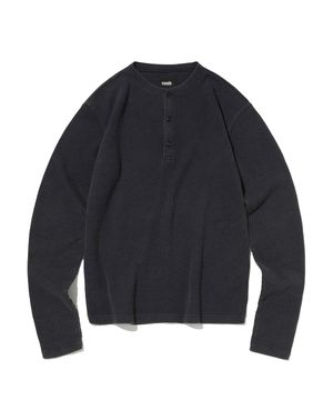THERMAL HENLEY NECK [NAVY]