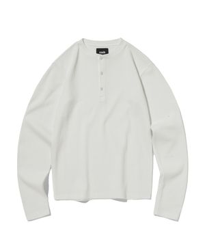 THERMAL HENLEY NECK [IVORY]