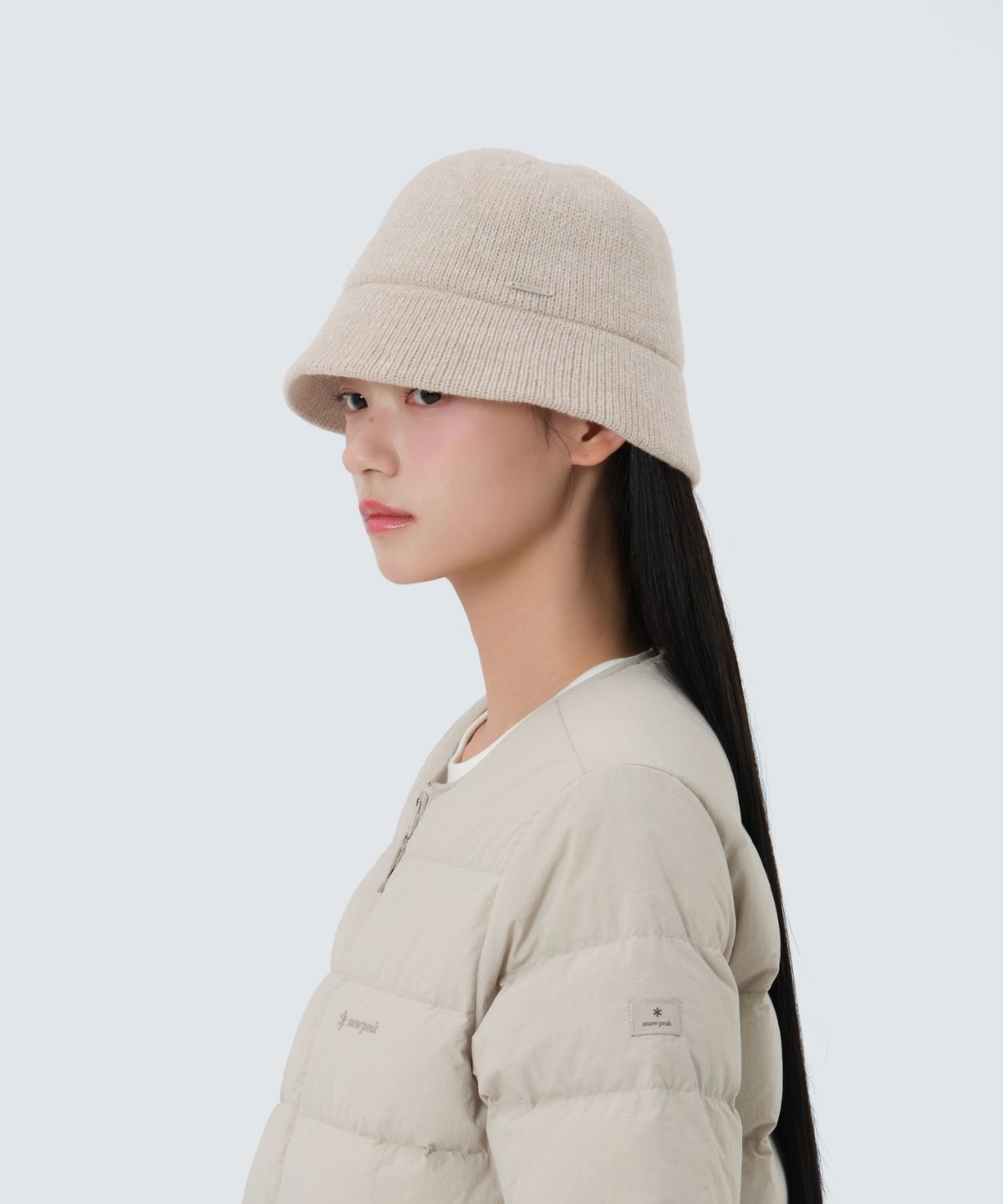 스노우피크 어패럴(SNOWPEAK APPAREL) 메리노울 여성 햇 (S25WWFKC64) Beige