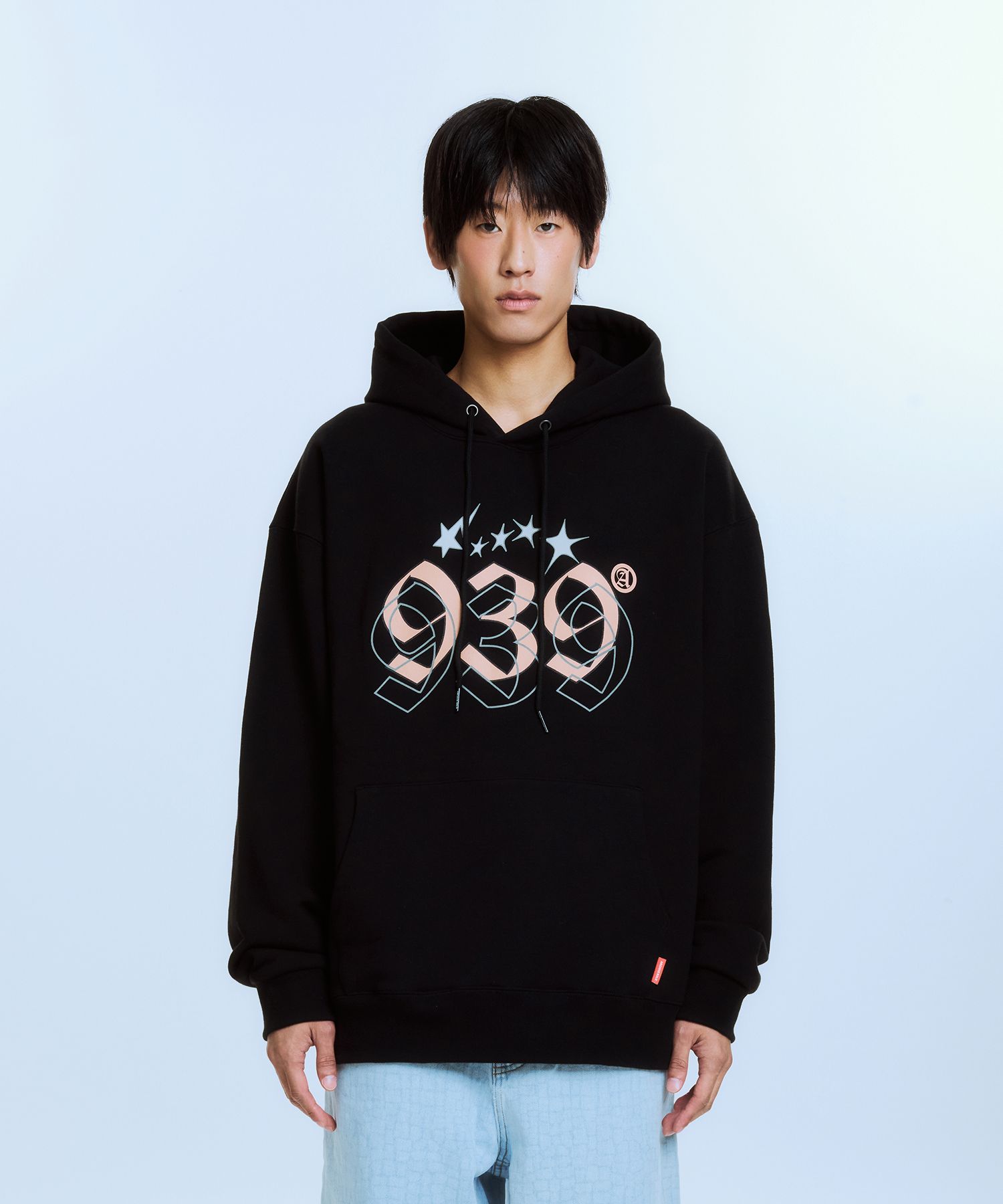 MUSINSA公式 | ARCHIVE BOLD 939 STAR GRAPICHS HOOD (BLACK)