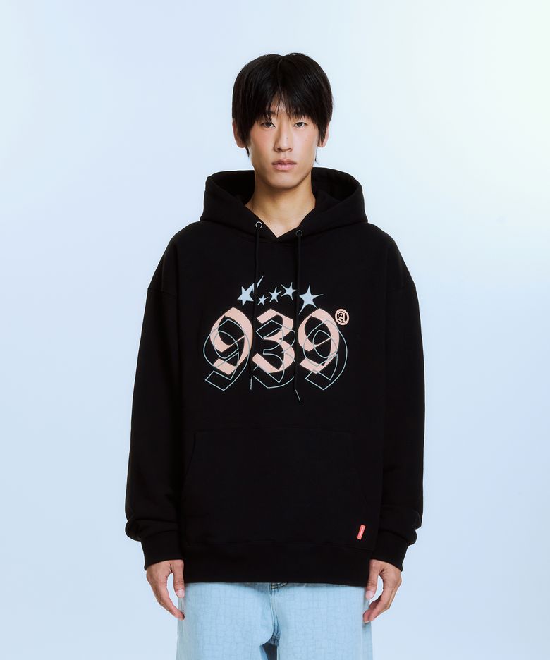 939 STAR GRAPICHS HOOD (BLACK)