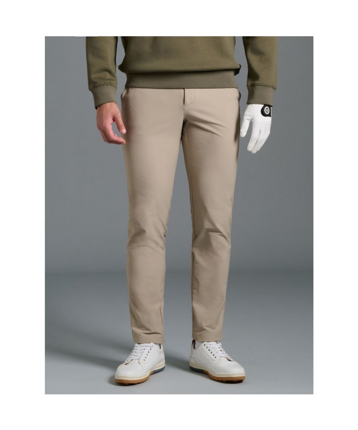 빈폴골프(BEANPOLE GOLF) 남성 기모 면터치 슬림 팬츠  베이지