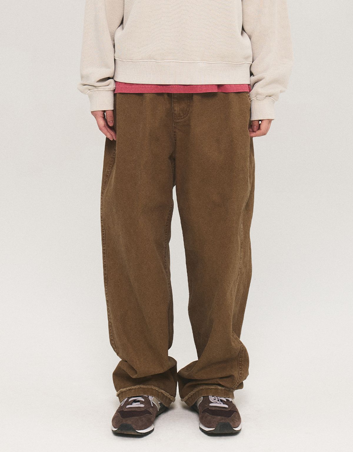 엠엠엘지(MMLG) [Mmlg] WASHED WIDE PANTS (CAMEL)