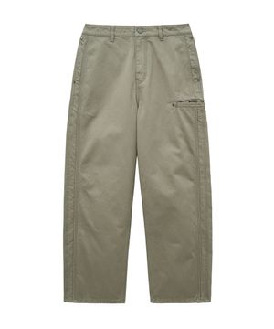 GARMENT DYED WORK CHINO PANTS (BEIGE)