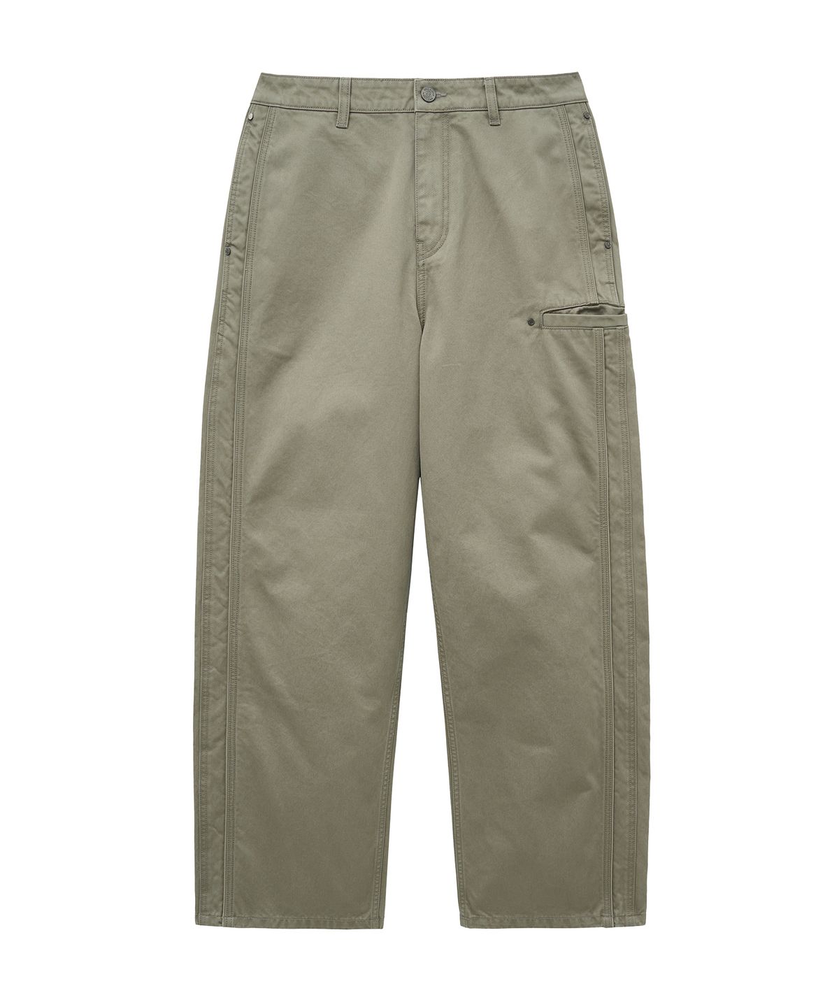 언지미크(UNGIMMICK) GARMENT DYED WORK CHINO PANTS (BEIGE)