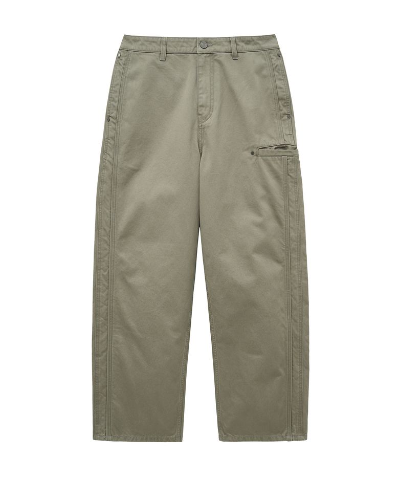 GARMENT DYED WORK CHINO PANTS (BEIGE)