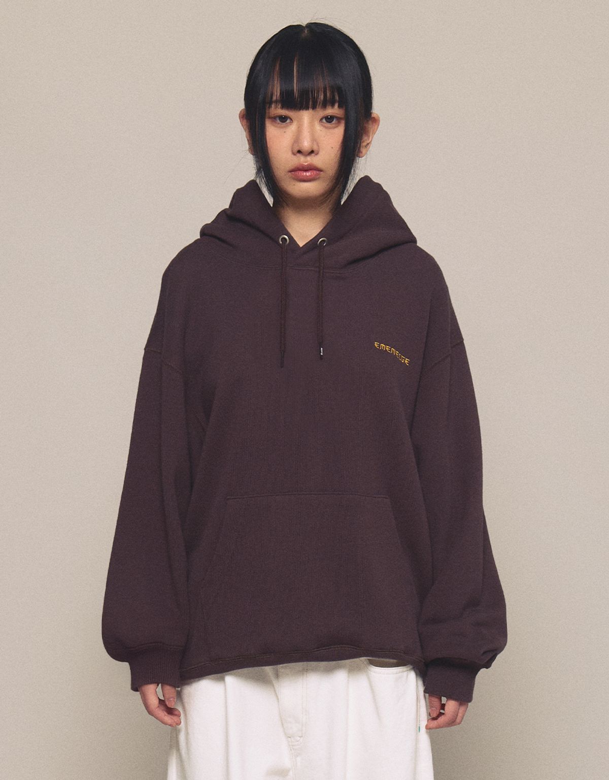 엠엠엘지(MMLG) [Mmlg] EM MOUNTAIN HOODIE (WOODY BROWN)