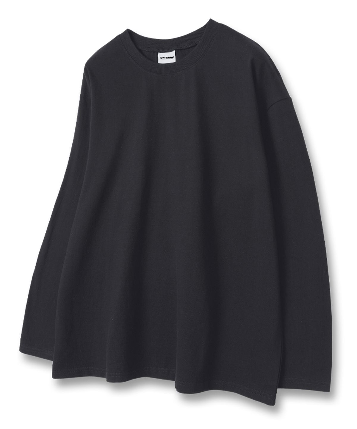 유니온가먼츠(UNION GARMENTS) 무지 루즈핏 긴팔 티셔츠 다크그레이 [베이직or시보리]