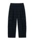 CHECK WOOL CARGO PANTS (NAVY)