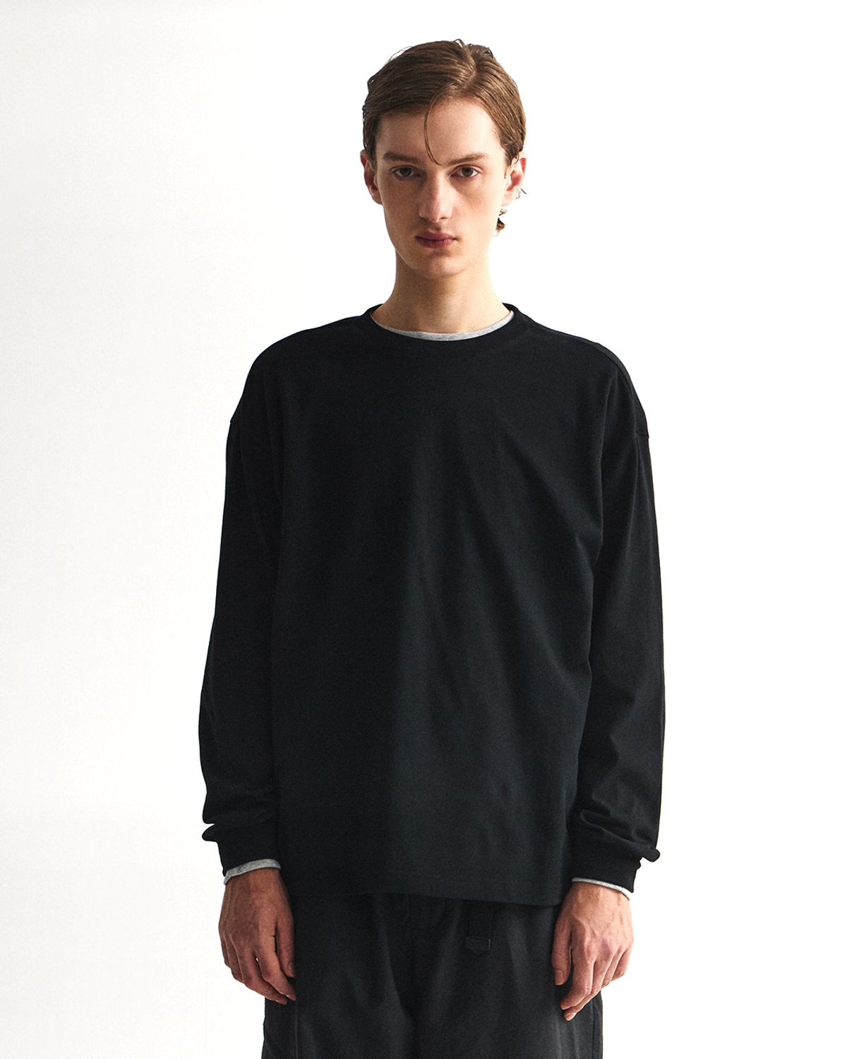 언어펙티드 에센셜(UNAFFECTED ESSENTIAL) EASY COMFORT LONG SLEEVES / BLACK