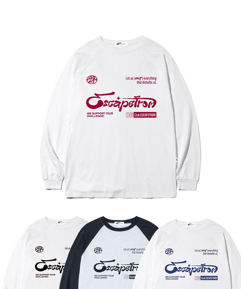 챌린지 심볼 프린트 롱슬리브 [4color]