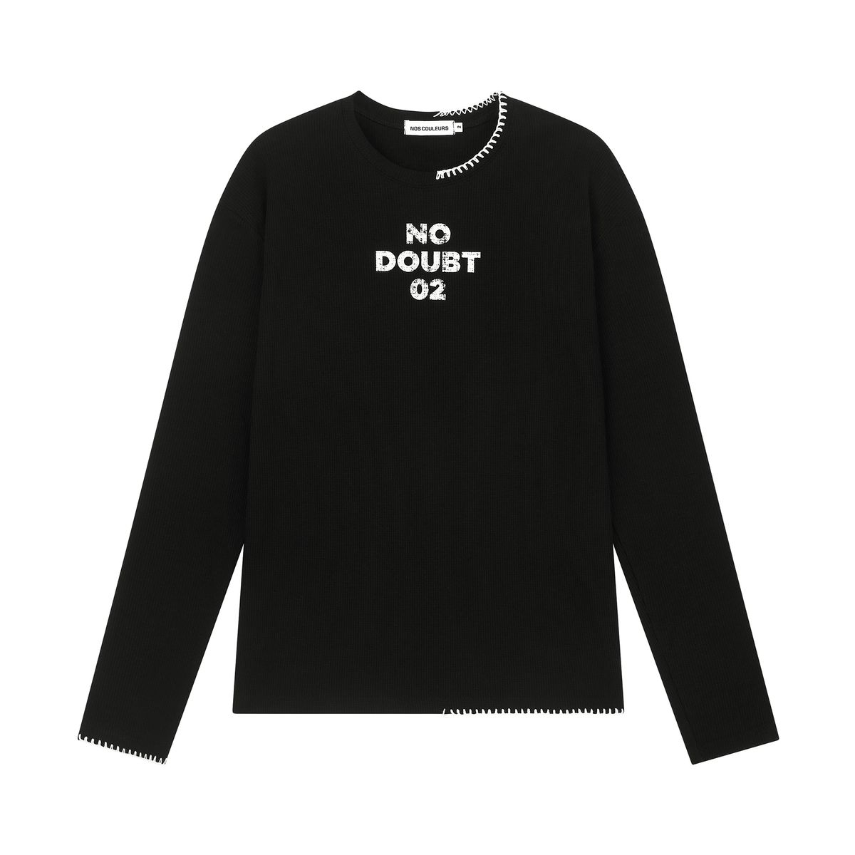 노쿨러스(NOSCOULEURS) UL LS T-SHIRT 01 BLACK