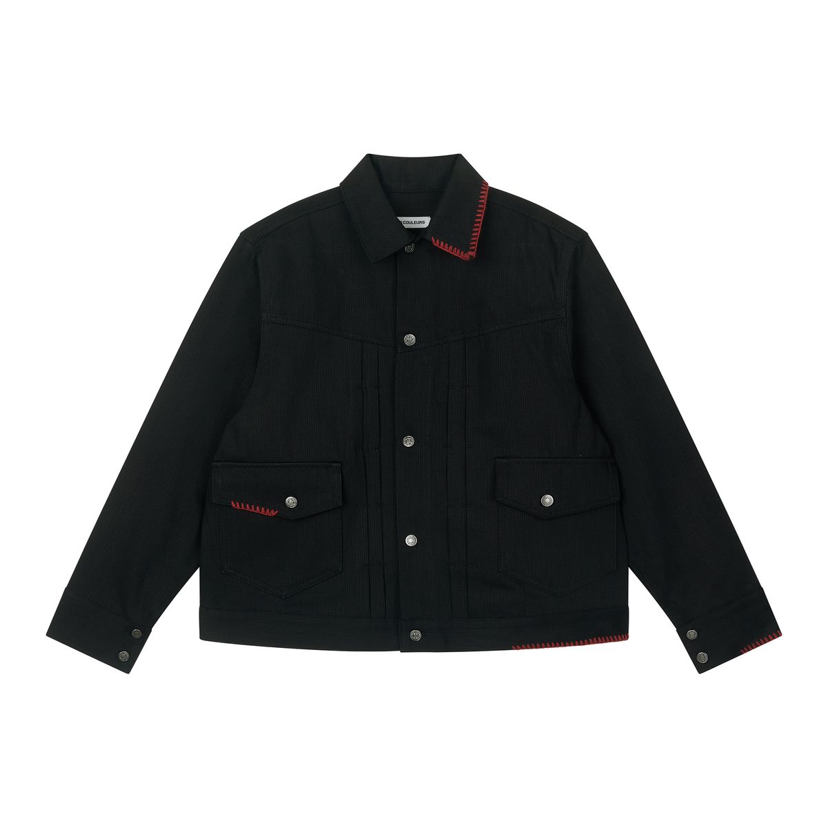 노쿨러스(NOSCOULEURS) UL DENIM JACKET 01 BLACK
