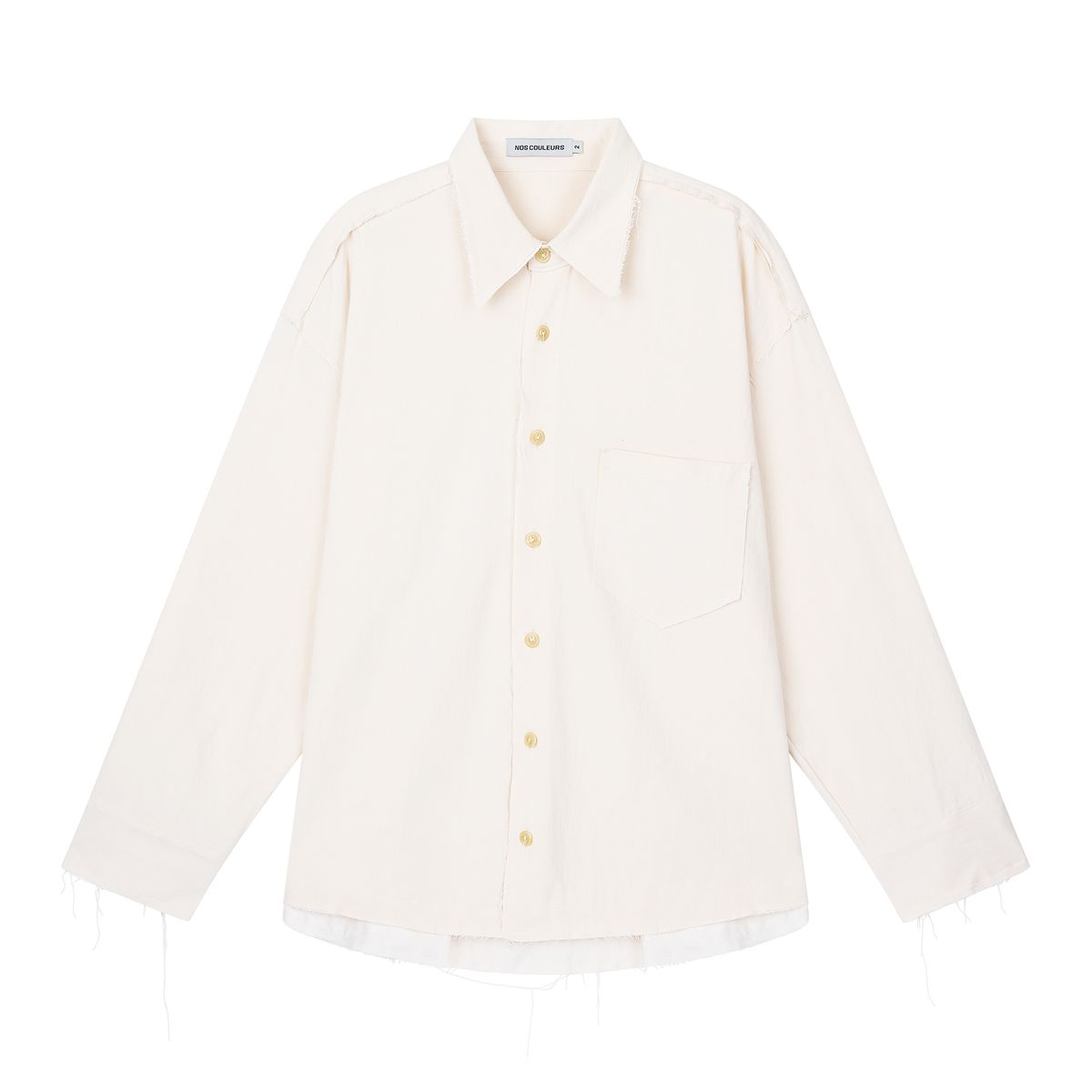 노쿨러스(NOSCOULEURS) UL COTTON SHIRTS 01 CREAM