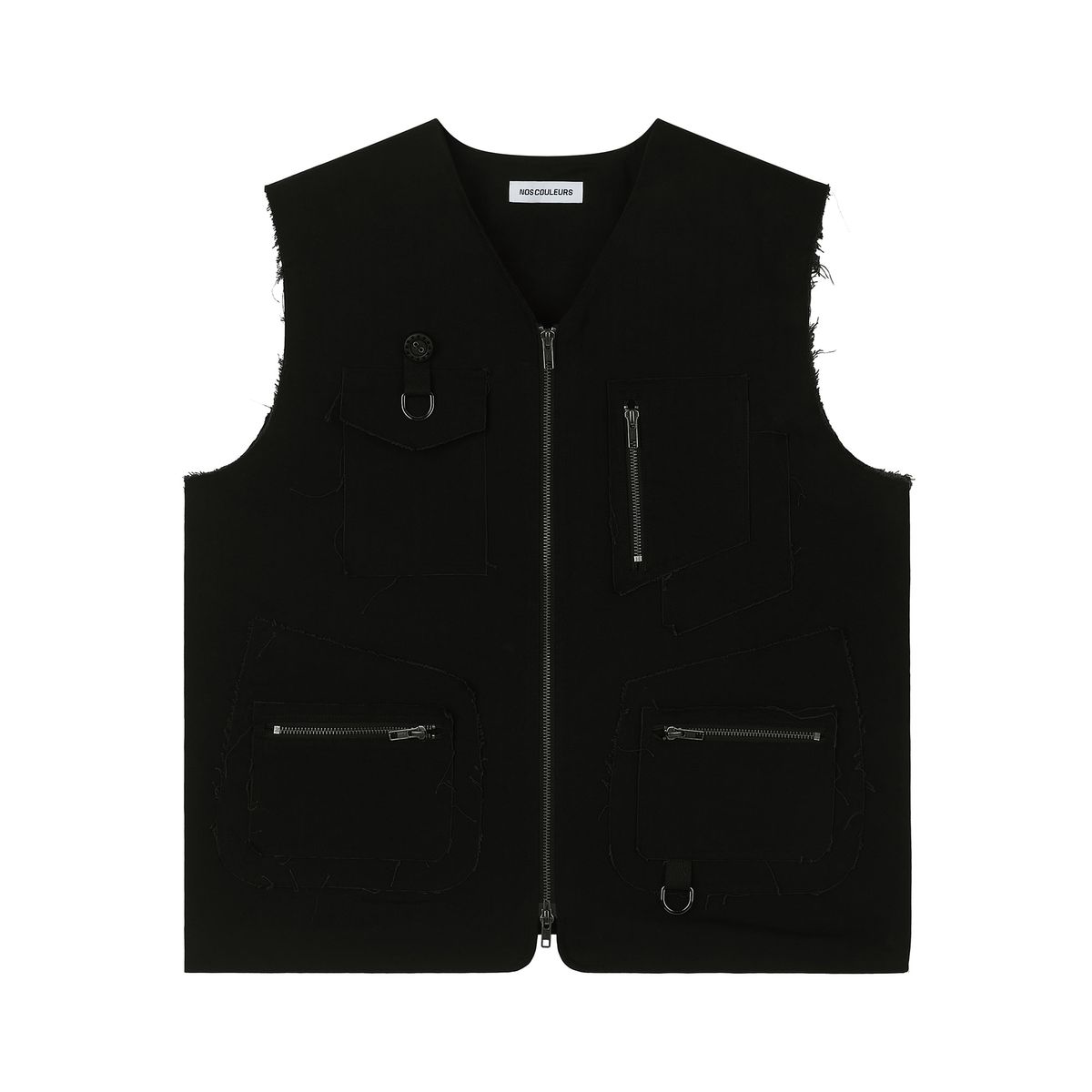 노쿨러스(NOSCOULEURS) UL COTTON VEST 01 BLACK