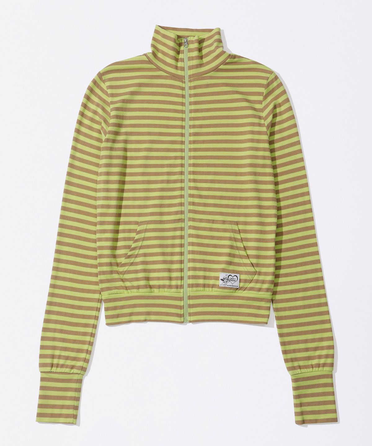 스컬프터(SCULPTOR) Light Weight Striped Jersey Lime