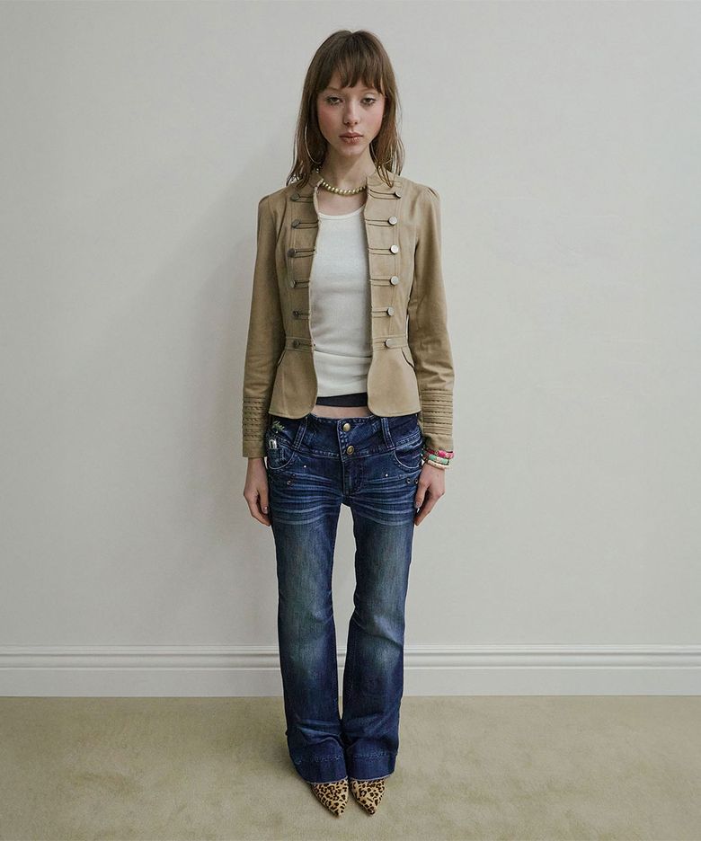 Brass Napoleon Jacket Beige