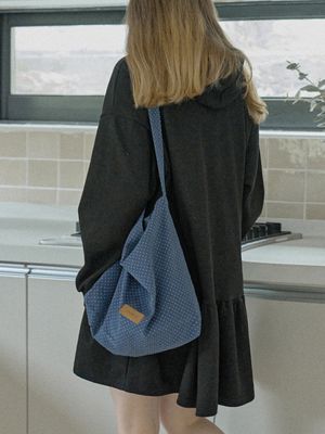 Dot Pattern Eco Bag - BLUE