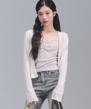 제인 플라워 가디건 세트 [BEIGE]