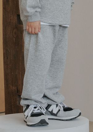 BZ57PT04MG 멜란지 그레이 다이마루 조거 팬츠