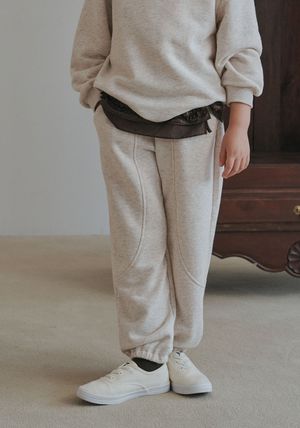 BZ57PT05BG 베이지 다이마루 조거 팬츠