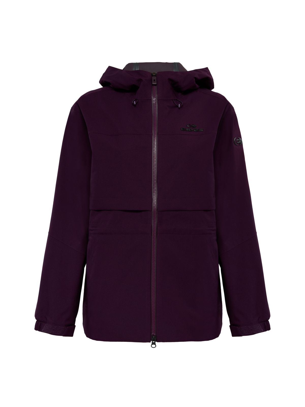 아이더(EIDER) WEATHER FLEX (웨더 플렉스) 여성 미들 2.5L 방수 자켓_Dark Magenta