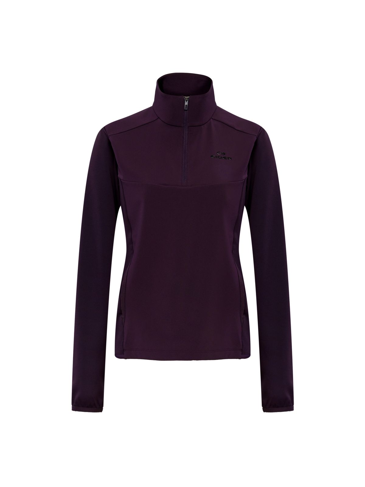 아이더(EIDER) WEATHER FLEX (웨더 플렉스) 여성 하이브리드 짚업 티셔츠_Plum