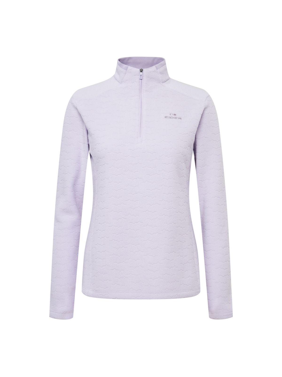 아이더(EIDER) JACQUARD W (자카드) 여성 긴팔 짚업 티셔츠_Pastel Violet
