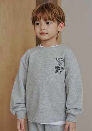 BZ57TS08MG 멜란지 그레이 라운드 티셔츠