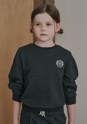 BZ58TS03CG 챠콜 그레이 볼륨 맨투맨 티셔츠