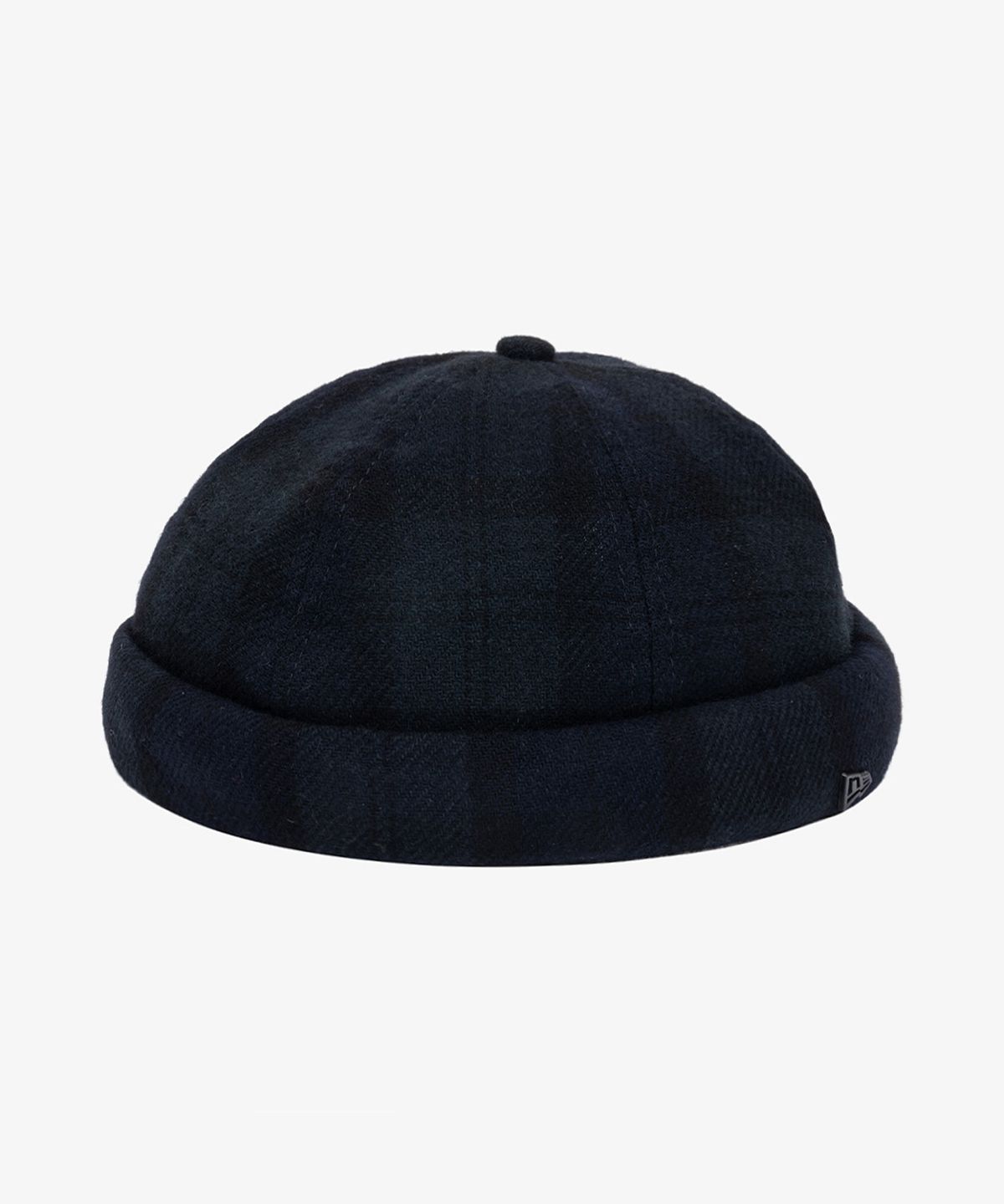 뉴에라(NEW ERA) 메리노울 스컬리 캡 블랙 체크