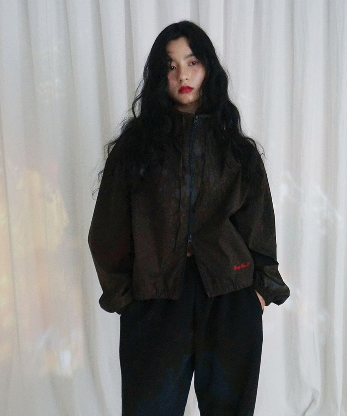 트웬티포티(TWENTY FOUR T) 시티 윈드브레이커 브라운