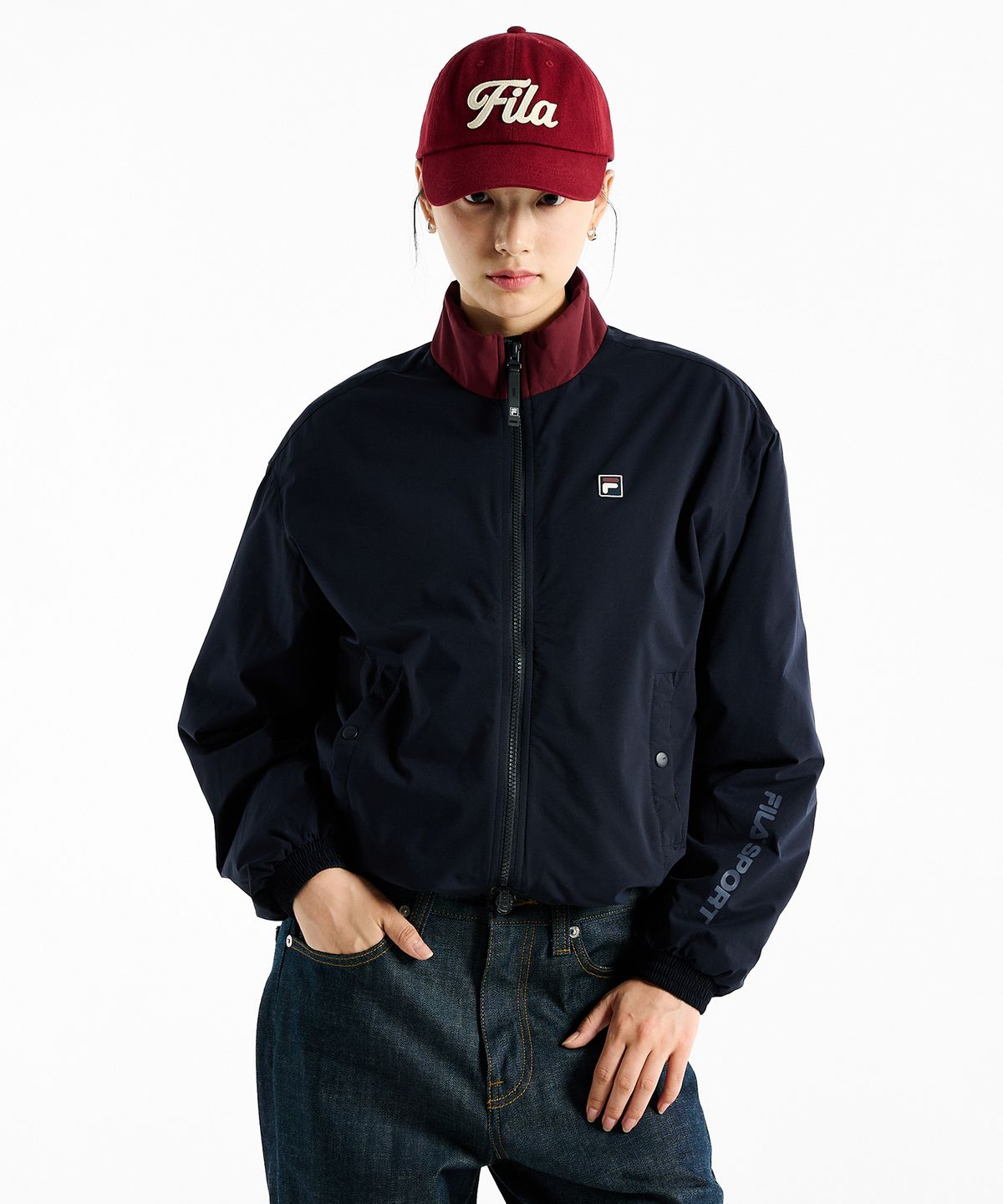 휠라(FILA) 트랙 패딩 자켓(FS254JK01U001472)