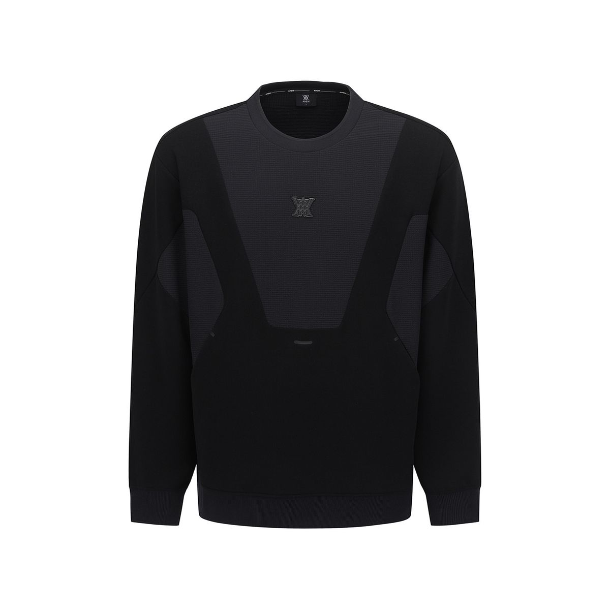 어뉴골프(ANEW GOLF) MEN FA HYBRID SWEATSHIRT_BK