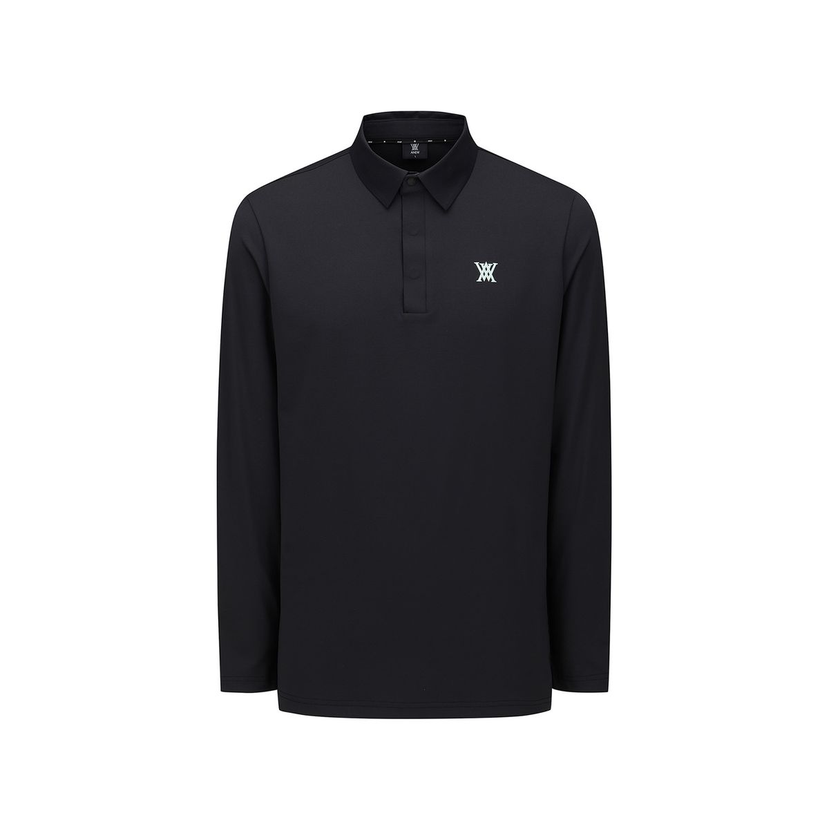 어뉴골프(ANEW GOLF) MEN FA BACK LINE DETAIL LONG T-SHIRT_BK