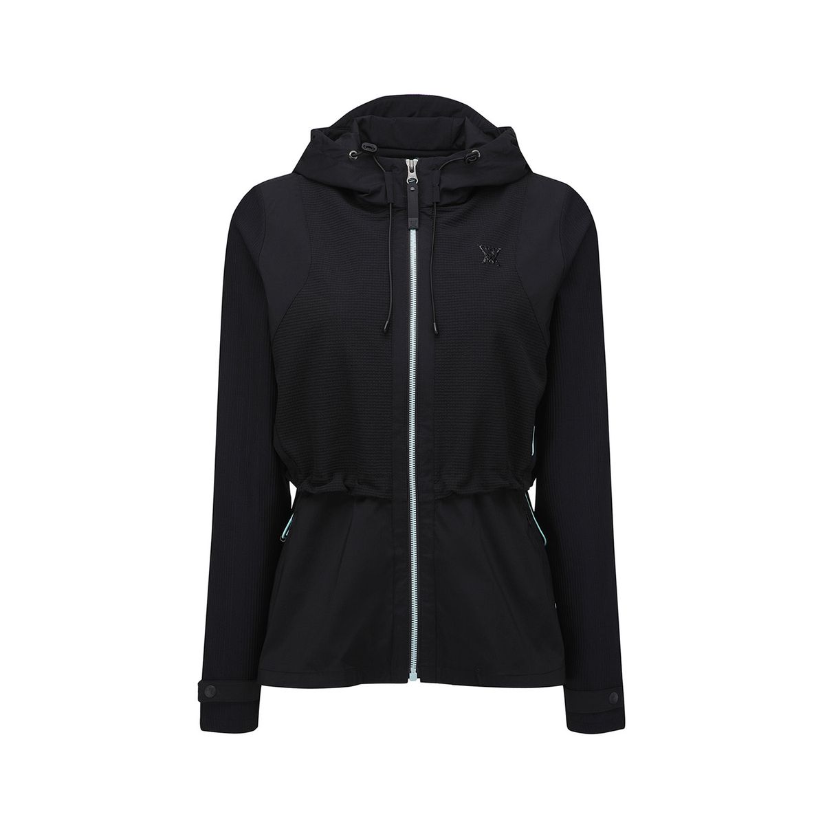 어뉴골프(ANEW GOLF) WOMEN FA MID LENGTH HOODED JACKET_BK