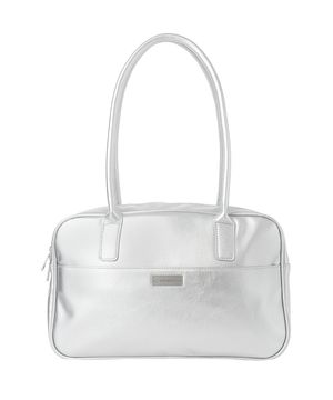 데일리 스퀘어 빅 숄더백[실버]