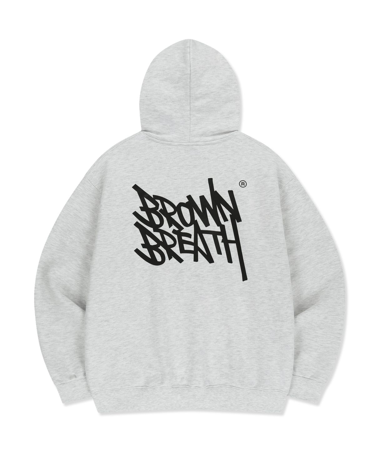 브라운브레스(BROWNBREATH) TAG OG HOODIE - ASH