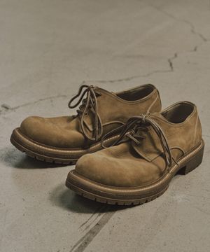 빈티지 캐주얼 키높이 더비 R25M005 (카멜)