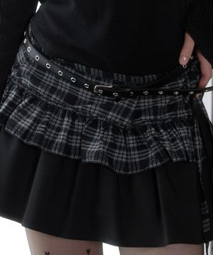 BUDDY SIMPLE EYELET BELT_BLACK